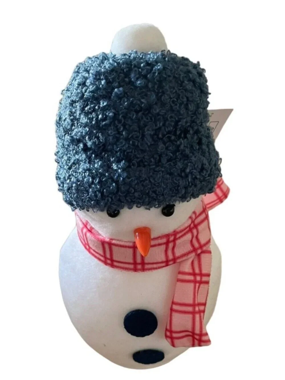 Christmas Snowman Plush Table Mantel Decor Felt & Foam 8
